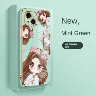 Cartoon Girl เคส VIVO Y17 Y5S Y50 Y66 Y67 Y72 Y85 Y93 5G Phone Case 2022 New thin anime pop it Casing กันกระแทก หนัง เคสโทรศัพท์ ขอบเหลี่ยม น่ารัก แฟชั่น สีดำ เคส ของผู้ชาย เท่ ลายสี ซิลิโคน เคสนุ่ม หรูหรา สีชมพู ลายใหม่ๆ D05