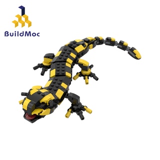 Builmoc ของเล่นตัวต่อเลโก้ รูปสัตว์เลื้อยคลาน Fire Salamander 314 ชิ้น