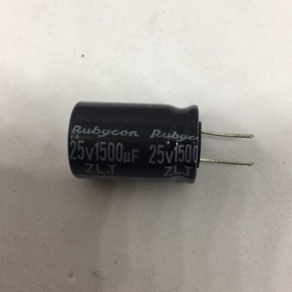 คาปาซิเตอร์ 1500uf 25v คุณภาพสูงความจุเยอะ