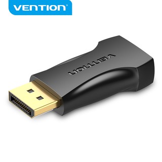 Vention อะแดปเตอร์แปลง DP เป็น HDMI 4K 30Hz ตัวผู้ เป็นตัวเมีย ชุบทอง สําหรับแล็ปท็อป HDTV HBP HBO