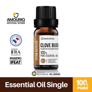 นํ้ามันหอมระเหยกานพลู ฝรั่งเศส ดอกกานพลู กลั่นไอน้ำเข้มข้น 100% France Clove Bud Essential Oil Steam-Distilled กานพูล