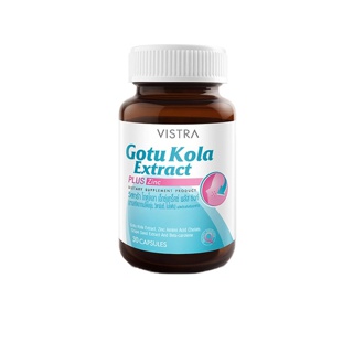 VISTRA GOTU KOLA EXTRACT PLUS ZINC 30 CAPS 16.5กรัม