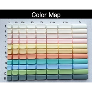 พร้อมส่ง Keycap PBT Blank XDA Profile ขนาด 1U มี 43 สี สีพาสเทล​ คีย์แคป​ ปุ่มกด​ คีย์บอร์ด​ เปล่า Keycaps