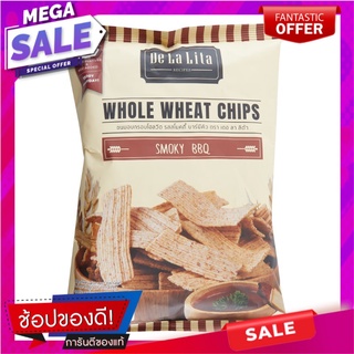 เดอลาลิต้าขนมอบกรอบโฮลวีตรสสโมคกี้บาร์บีคิว 70กรัม De Lalita Smokey Barbecue Whole Wheat Biscuits 70g.