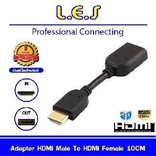 HDMI Male To HDMI Female Adapter 10CM