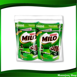 ซีเรียล ไมโล 60 กรัม (4ถุง) เนสท์เล่ Nestle Cereal Milo ซีเรียว ขนม อาหารเช้า