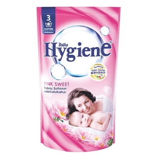 🔥The Best!! ไฮยีน น้ำยาปรับผ้านุ่ม 600 มล. Hygiene Fabric Softener Pink Sweet 600 Ml