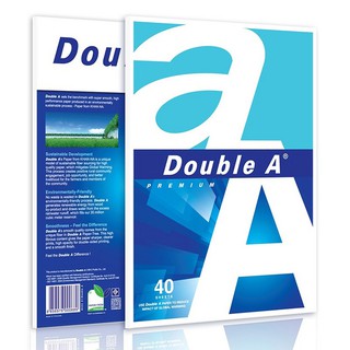 Double A Photocopy Paper กระดาษถ่ายเอกสาร 80 แกรม 40 แผ่น