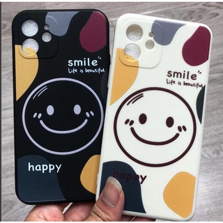 เคสโทรศัพท์มือถือ ป้องกันเลนส์ กันกระแทก ลายหน้ายิ้ม สําหรับ OPPO RENO7Z A96 A36 A76 RENO7 F5 A73 A79 A16 A54 A15S A93 A94 A95 RENO4F F11 PRO RENO2Z 2F VIVO Y11S Y12S Y20 Y17 Y15