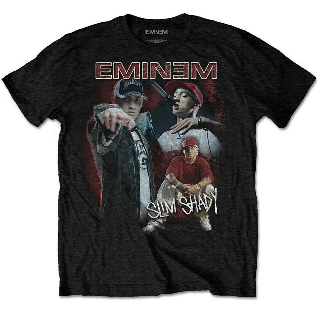 Eminem เสื้อยืดเข้ารูปสำหรับผู้ชาย | Shopee Thailand