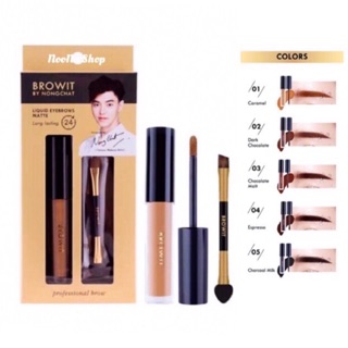 Browit By Nongchat Liquid Brow Matte 2g เขียนคิ้วกันน้ำ โดยน้องฉัตร