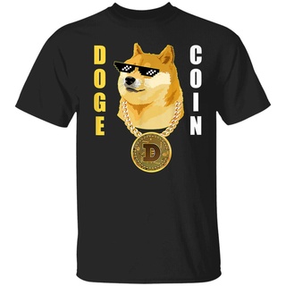 [COD]เสื้อยืดลําลอง แขนสั้น พิมพ์ลาย Dogecoin Cryptocurrency Thug Doge Gansta Crypto Altcoin ของขวัญ สําหรับผู้ชาย S-5 6