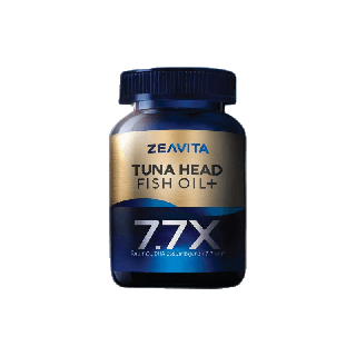 ZEAVITA Tune Head Fish Oil+ DHA สูงกว่า 7.70x* ซีวิต้า ทูน่าเฮด ฟิชออยล์ พลัส ดีเอชเอ สูงกว่า 7.7เท่า* (60เม็ดx1กล่อง)