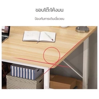 DUDEE โต๊ะทำงาน โครงเหล็กแข็งเเรงทรงสูง มีหลายสีหลายขนาด