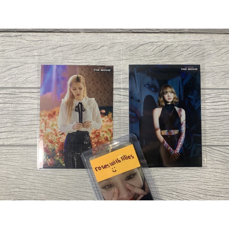 Blackpink The Movie Japan Benefit Photocard Postcard