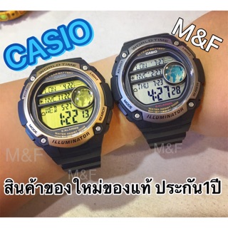 CASIO ยักษ์ นาฬิกาข้อมือผู้ชาย World Timeแบตเตอรี่ 10 ปี