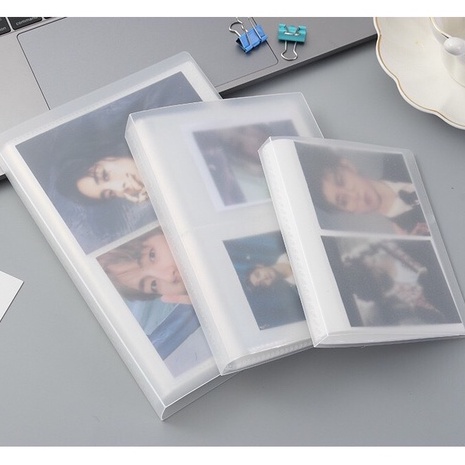 ส่งจากไทย Muji Style อัลบั้มเก็บรูปโพลารอยด์ อัลบั้มโพลารอยด์ สมุดเก็บภาพ instax mini 64 ,84 ช่อง การ์ด รูปภาพ