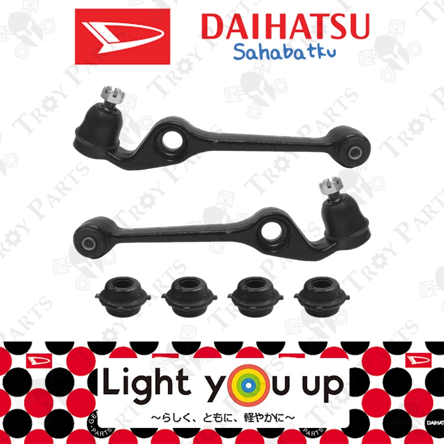 Daihatsu แขนควบคุมส่วนล่างด้านหน้าซ้าย 48069-97202 / ขวา 48068-97202 สําหรับ Perodua Kelisa Kenari