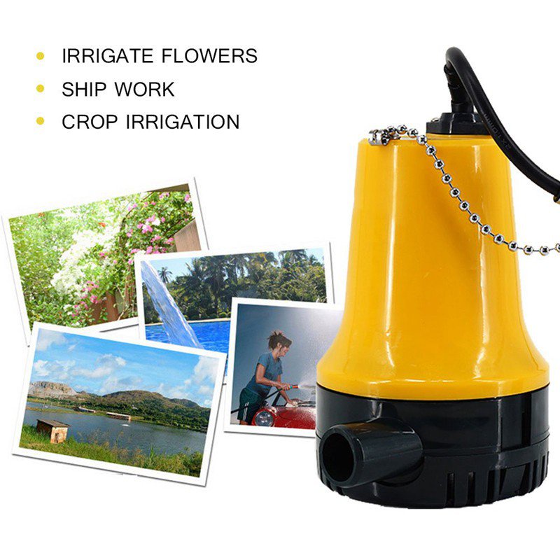 [WIN]CXXIIIBilge Pump, 12V Irrigation Portable Electric Water Removal