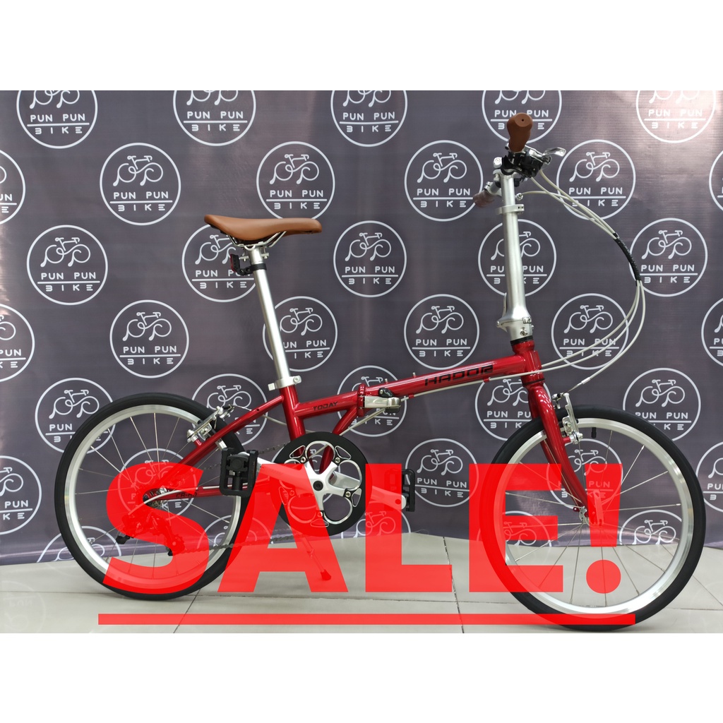 *ส่งฟรี ผ่อนได้* HADOR : Today จักรยานพับได้ เฟรมโครโมลี่ 3 สปีด ทรงคลาสสิก ดุมแบริ่ง