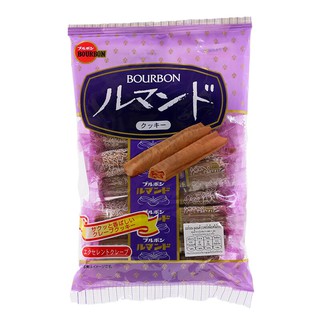 เบอร์บอนเวเฟอร์เคลือบครีมโกโก้ 93กรัม Bourbon Wafers Coated with Cocoa Cream 93g.