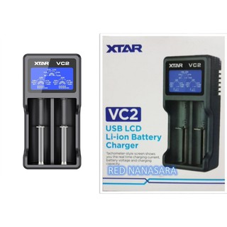 Xtar เครื่องชาร์จถ่าน 18650 Lion 2ก้อน รุ่นVC2