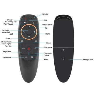 G10S รีโมท Air Mouse (มี Gyro) เมาส์ไร้สาย 2.4G Wireless Air Mouse + Voice Search