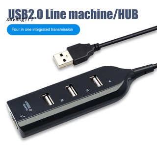 【SG】อะแดปเตอร์แยกฮับ Usb 2.0 4 พอร์ต ขนาดเล็ก แบบพกพา สําหรับ Macbook แล็ปท็อป คอมพิวเตอร์