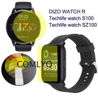 Realme DIZO watch 2 D Sports R Techlife watch S100 SZ100 ฟิล์มกันรอยหน้าจอ นิ่ม TPU บางพิเศษ กันรอยขีดข่วน