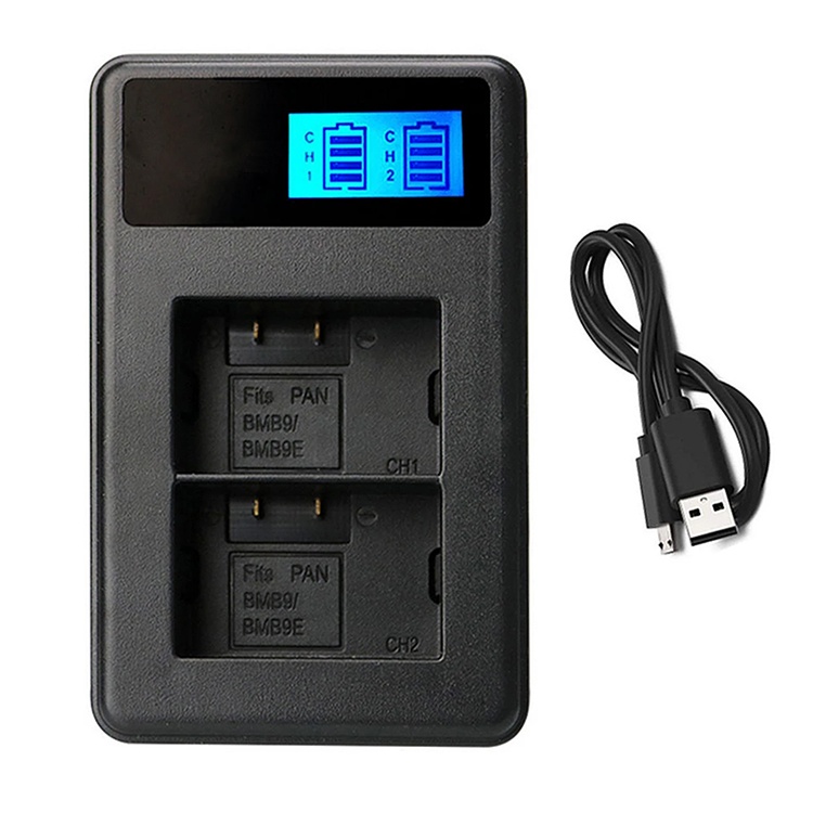 DMW-BMB9 DMW-BMB9E DMW BMB9 แบตเตอรี่ LCD สําหรับ Panasonic Lumix DMC FZ40K FZ45K FZ47K FZ48K FZ60 F