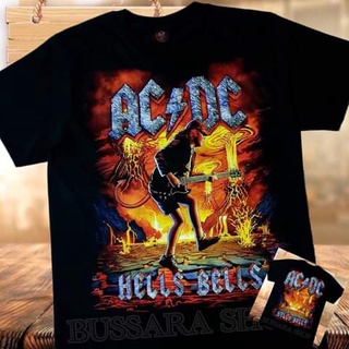 เสื้อวง ACDC ป้าย HOTROCK (ไซส์ยุโรป) เสื้อวง90 เสื้อวินเทจ