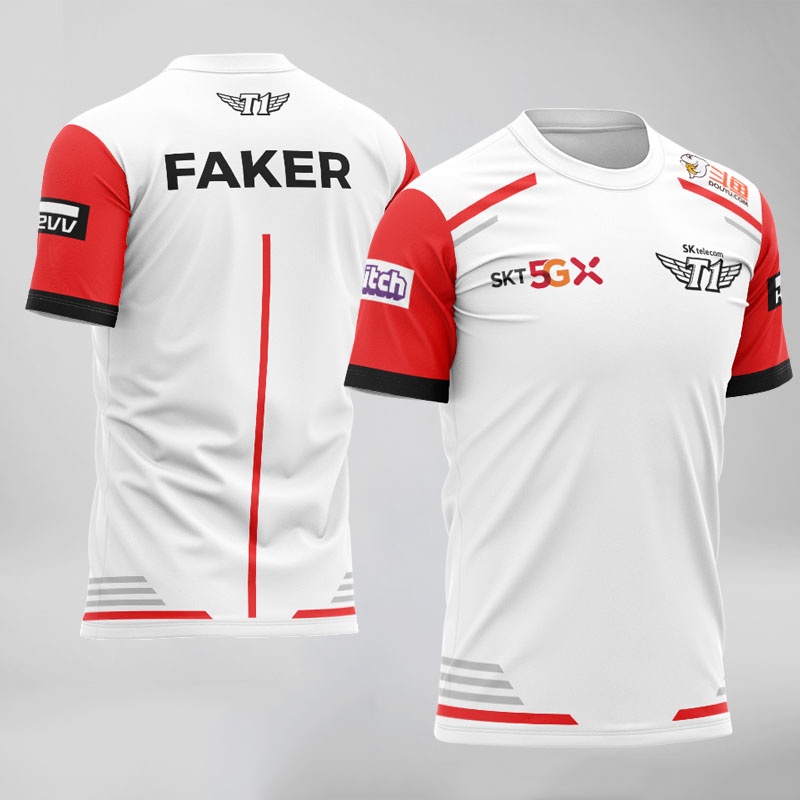 เสื้อยืด ลายทีม lpl IG RNG TES WE FPX MISS SKT LOL e-sports T1 Player Team แฟชั่นฤดูร้อน 2021