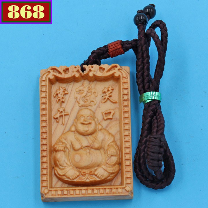 DMG21 หยกไม้ Maitreya สร้อยคอ