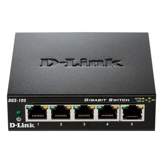 D-LINK 5-Port Gigabit Unmanaged Desktop Switch รุ่น DGS-105