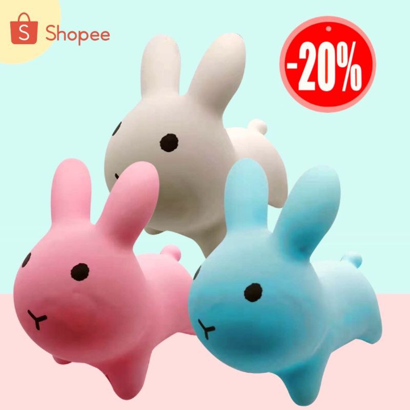 พร้อมส่ง📍 🐰 Rabbit jumper ตุ๊กตาเด้งดึ้ง ยา ยางพารา ออกกำลังกาย ตุ๊กตา Bunny กระต่ายกระโดด ราคาถูก ข