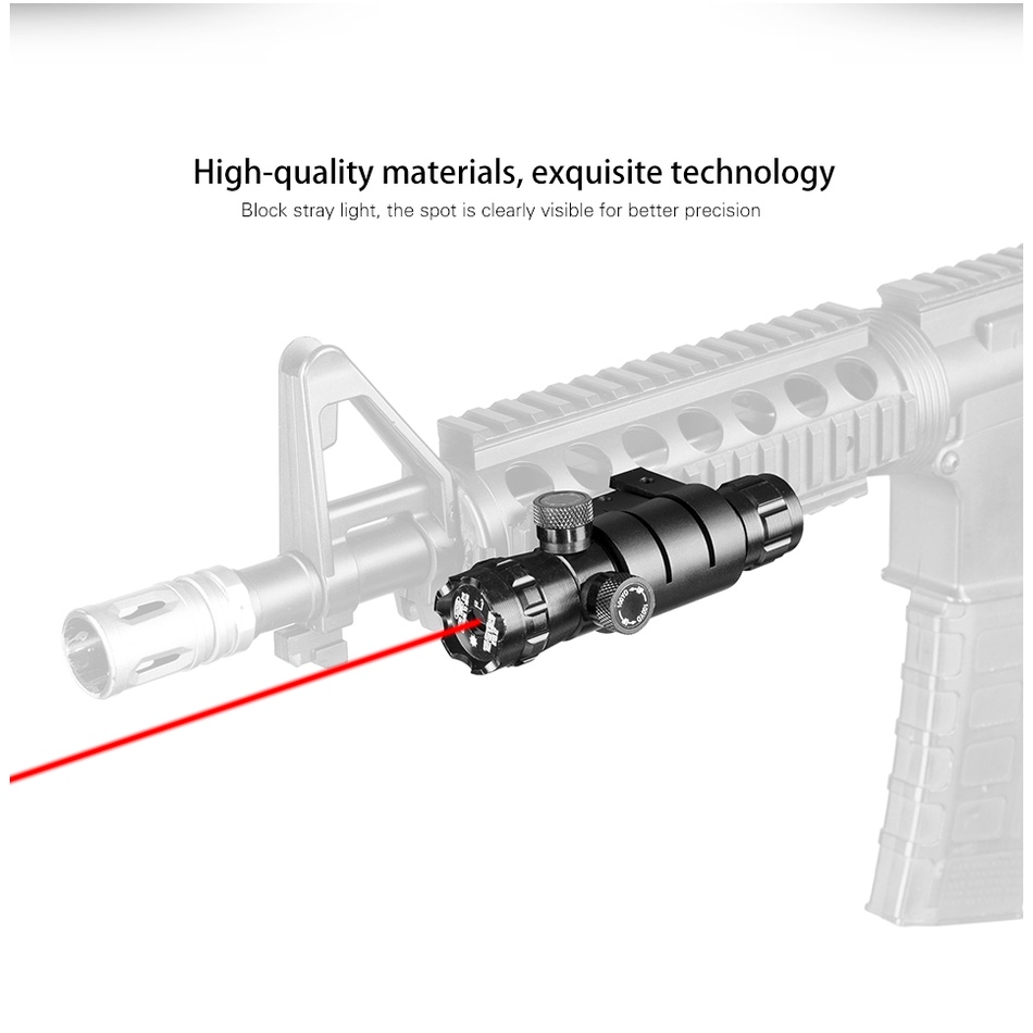 Tactical Laser Pointer Mount Green Red Dot Laser Sight Rifle Hunting