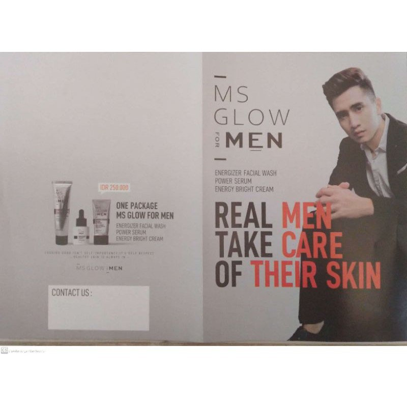 Ms Glow Men Brosur / Ms Glow Glow รองเท้าผู้ชายสีเรืองแสง