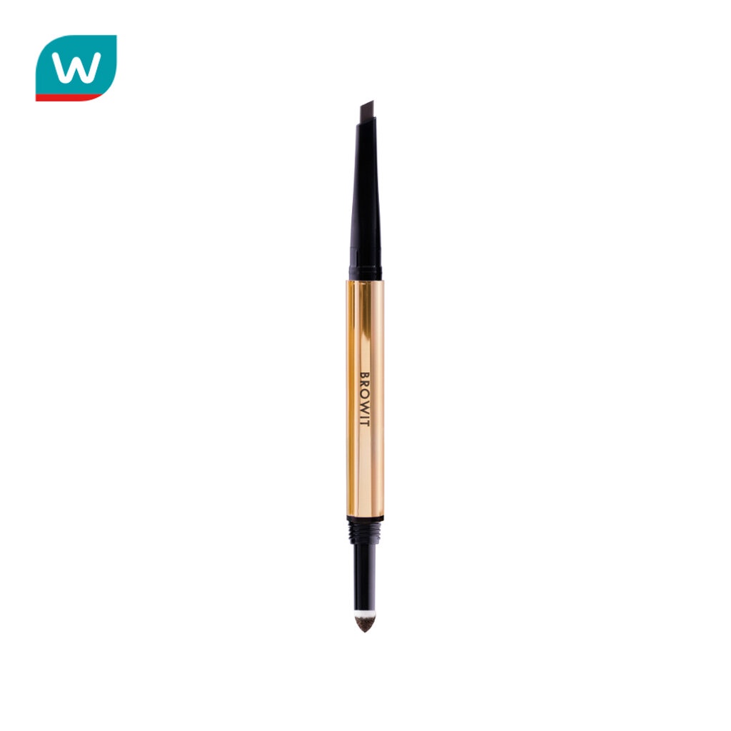 Browit บราวอิท บราว เพนซิล แอนด์ เบลนดิ้ง คูชั่น 0.6g. #เนเชอรัล บราว