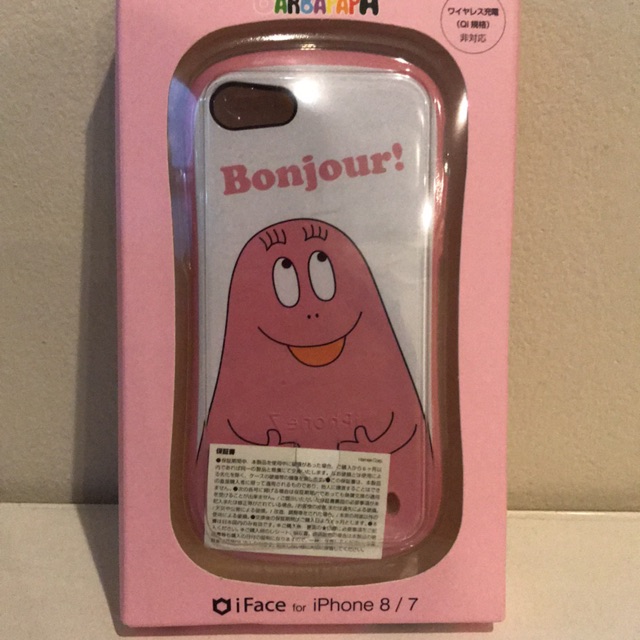 เคส iphone7/8 สีชมพูสดใส ตัวBabapapa น่ารักสุดๆ ของแท้ 100% จากญี่ปุ่น