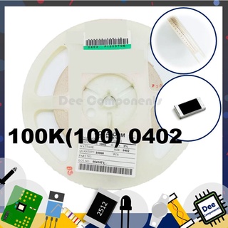 100 K Ohm 0402 ±1% 62.5 mW ±100ppm/℃ 0402F1003TCE ROYAL OHM  1-B3-13 (ขายยกแพ็ค 1 แพ็ค มี 100 ชิ้น)