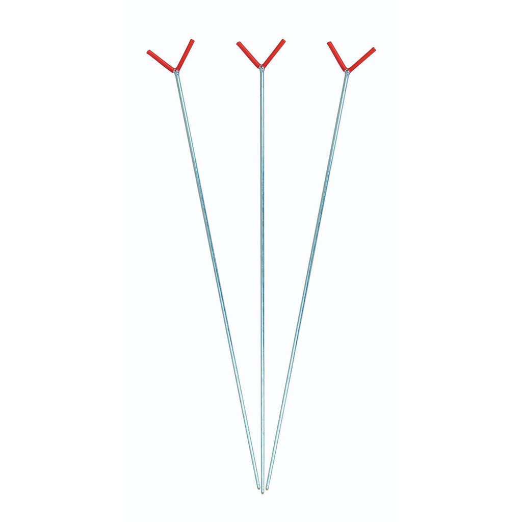 ที่วางคันตัว Y เหล็กชุบ (แพ็ค 5 ชิ้น) พร้อมยางกันคันลาย