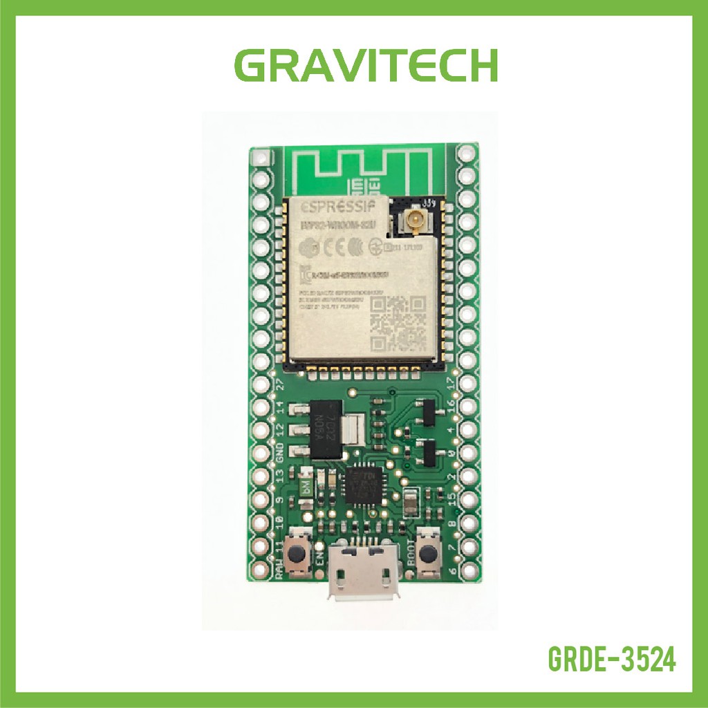 [Gravitech] Ayarafun/LamLoei Node32U Lite - No Pin [GRDE-3524]