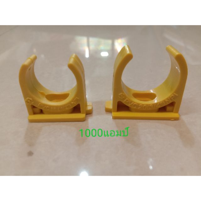 คลิปก้ามปู สีเหลืองSCGตราช้าง (ขนาด1/2"กับ3/4")