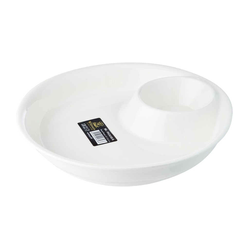 Wilmax England Porcelain Round Platter 25.5ซม