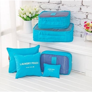 Travel bag organizer เซทกระเป๋าจัดระเบียบเดินทาง กระเป๋า กระเป๋าแคนวาส กระเป๋าสะพายข้าง กระเป๋าสะพาย กระเป๋าสะพายไหล่📍