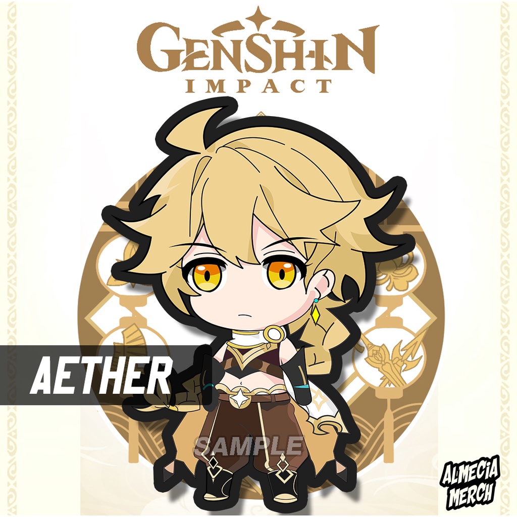 พวงกุญแจ GANTUNGAN Aether Genshin Impact / พวงกุญแจ Genshin Impact / พวงกุญแจตัวละคร Aether