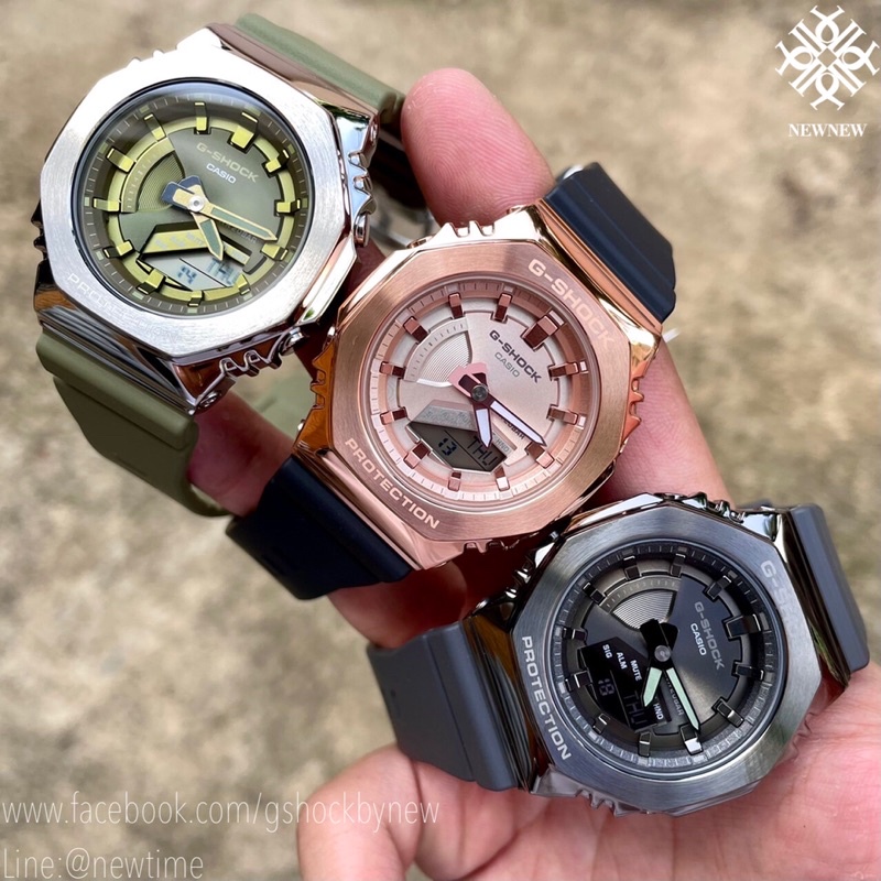 G-SHOCK GM-2100-1A GM-2100B-3A GM-2100B-4 GM-2100N-2A GM-S2100-3A GM-S2100B-8 GM-S2100PG-1A4 ของแท้ประกันศูนย์ 1ปี