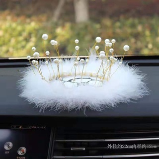 ❤พร้อมส่ง❤ชุดแต่งรถอุปกรณ์ภายในรถยนต์ เบาะขนนกเจ้าหญิงชาภูเขาดอกไม้มุกเบาะขนนกอุปกรณ์ตกแต่งภายในรถยนต์เครื่องประดับคู่vi