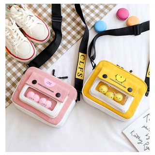 nomi mini bag (pink/yellow/black)