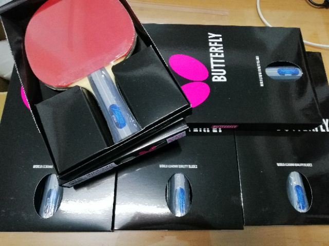 ไม้ปิงปองประกอบคุ้มสุดๆ ไม้ ฺButterfly Xstar + ยาง Flextra แถมเทปติดขอบมูลค่า 100 บาท ogqb
